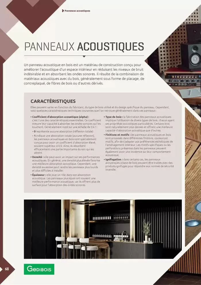 Aménagents Intérieurs du 9 décembre au 9 juin 2025 - Catalogue page 68