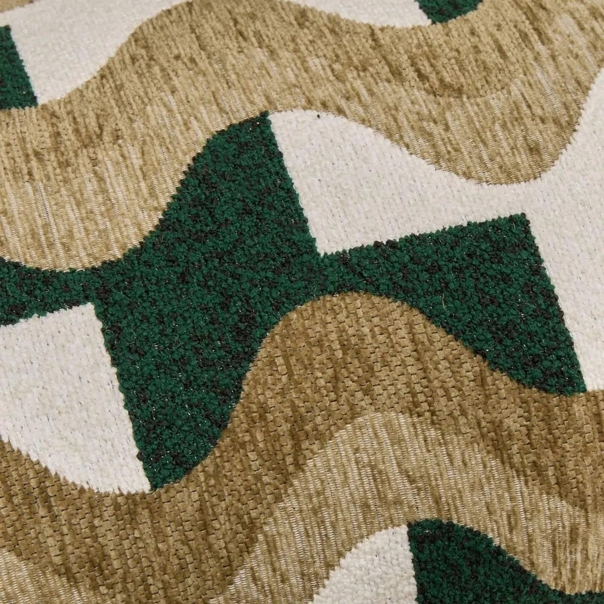 Coussin "Floe" Vert Kaki, 58x38 cm