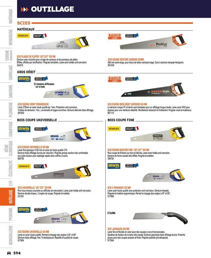 Guide produits 2024 du 15 mars au 31 décembre 2024 - Catalogue page 594