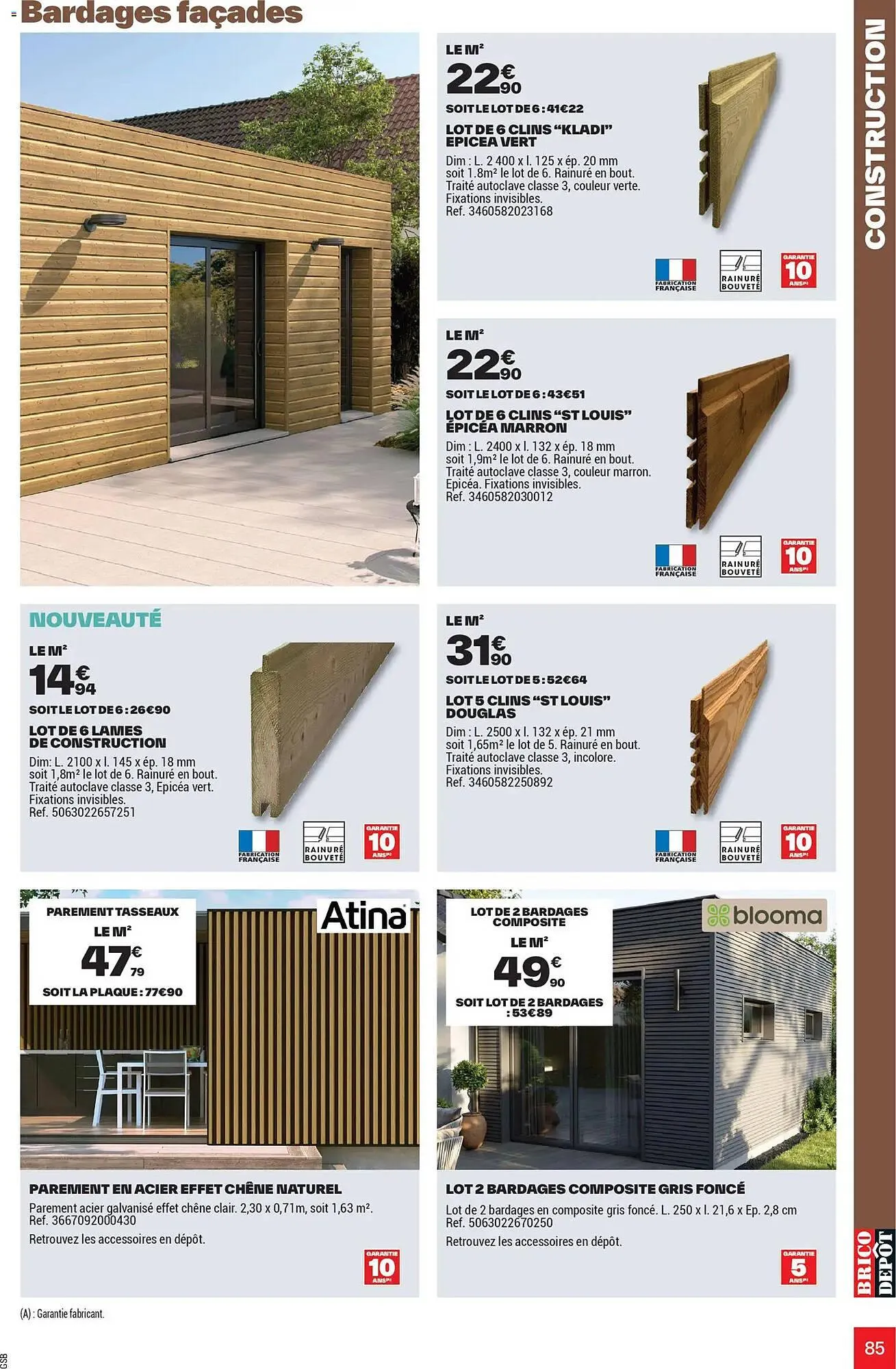 Catalogue Brico Dépôt du 25 mars au 12 juin 2026 - Catalogue page 85