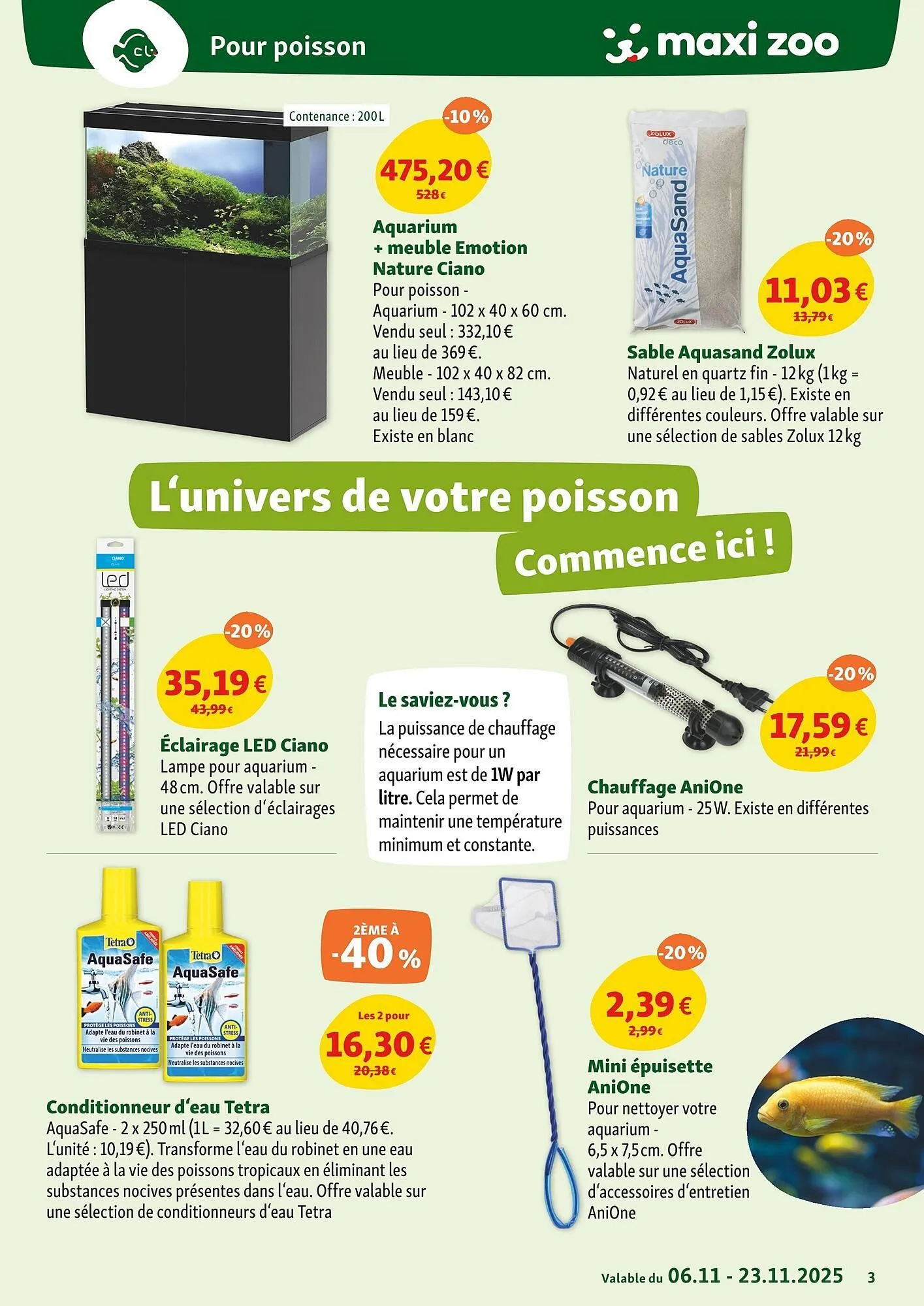 Catalogue Maxi Zoo du 6 novembre au 23 novembre 2025 - Catalogue page 3