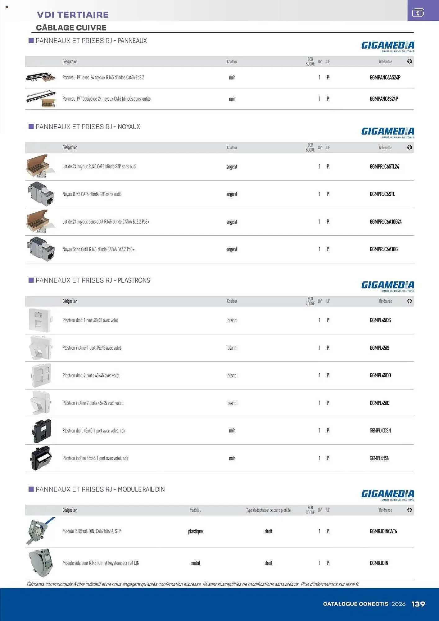 Catalogue Rexel du 10 avril au 31 décembre 2026 - Catalogue page 139