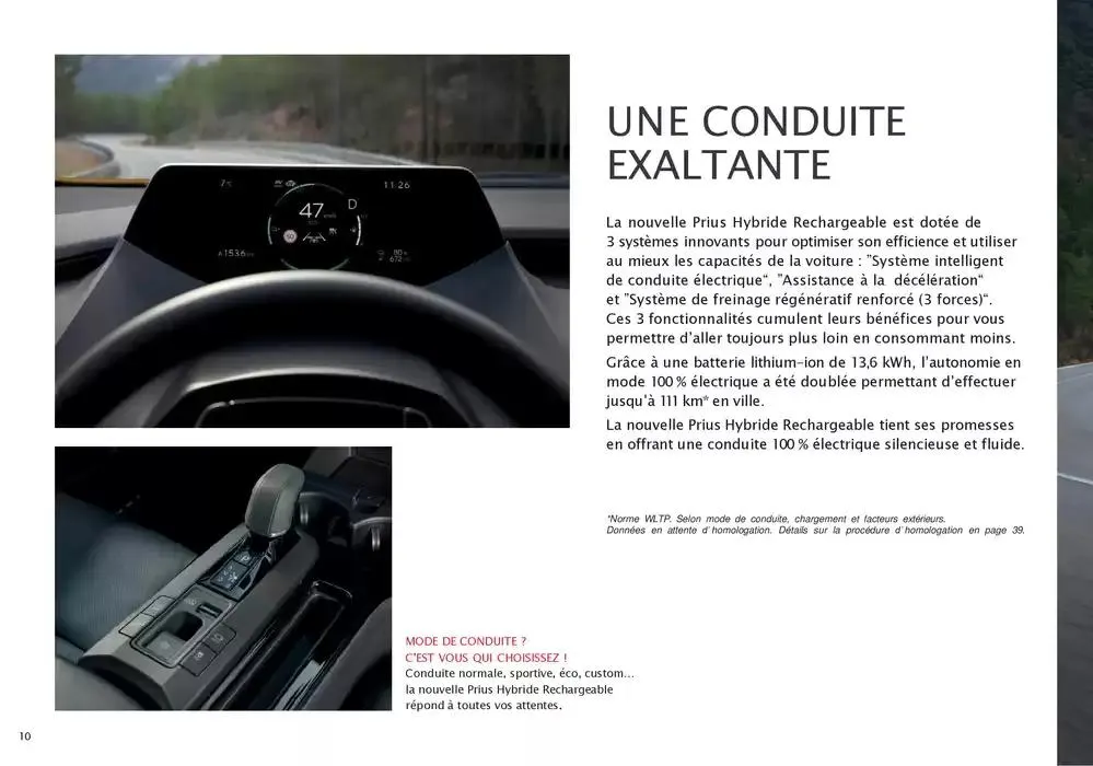 Toyota Prius Hybride Rechargeable du 16 décembre au 14 décembre 2025 - Catalogue page 10