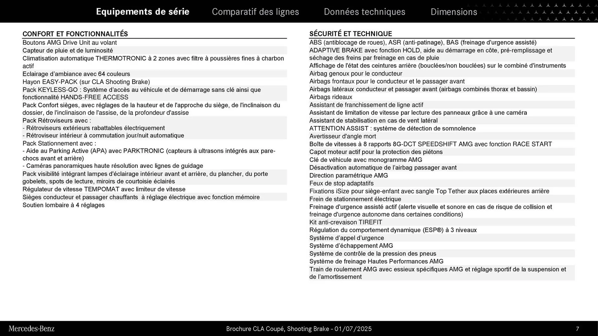 Catalogue Mercedes-Benz du 3 septembre au 3 septembre 2026 - Catalogue page 7