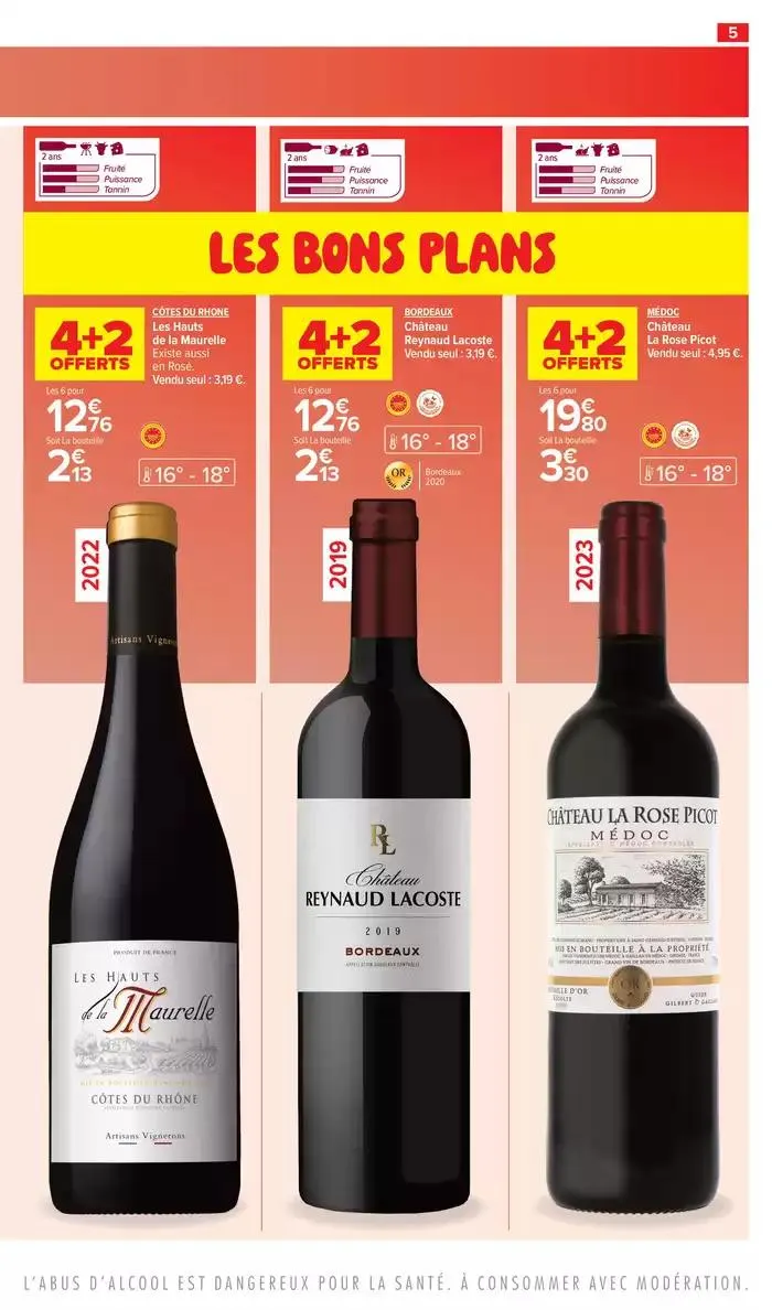 FOIRE AUX VINS, LE GUIDE DES BONS PLANS du 11 mars au 23 mars 2025 - Catalogue page 5