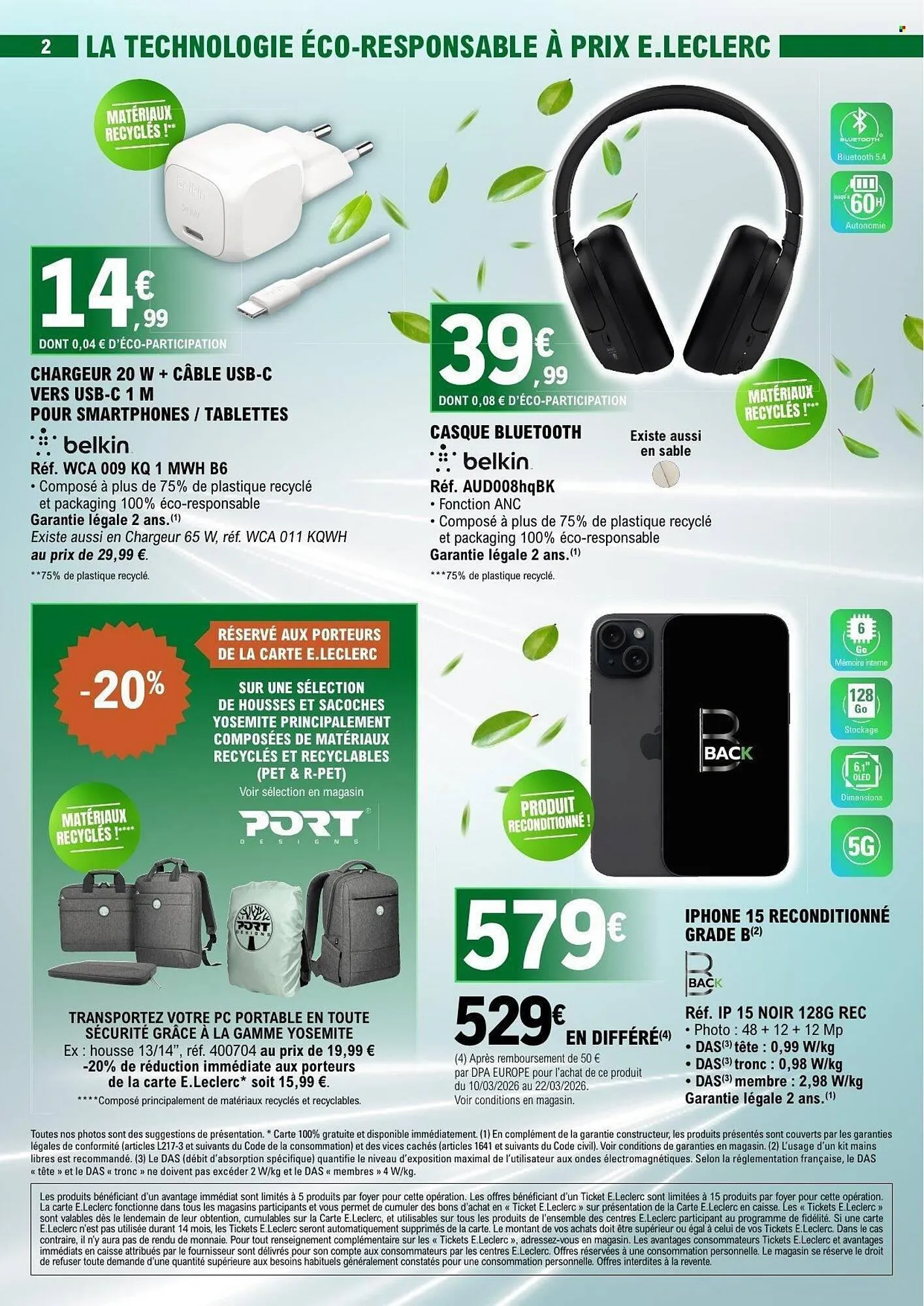 Catalogue E.Leclerc du 10 mars au 21 mars 2026 - Catalogue page 2