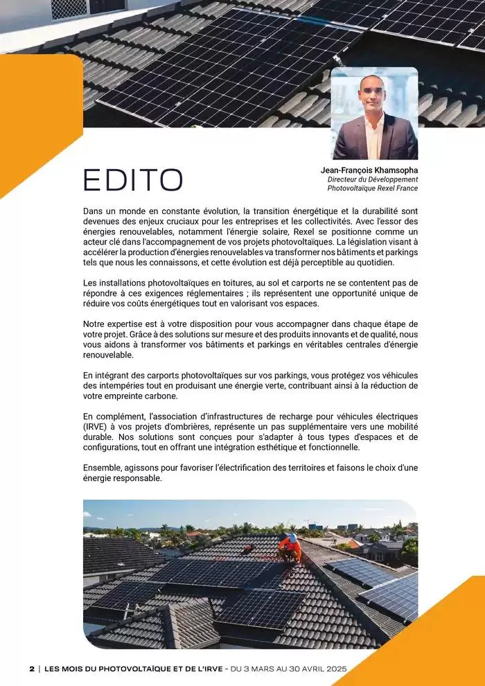 Les mois du Photoboltaique et de l'IRVE 2025 du 3 mars au 30 avril 2025 - Catalogue page 2