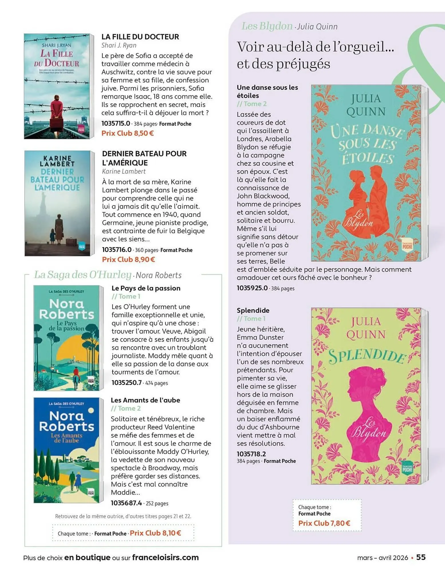 Catalogue France Loisirs du 2 mars au 30 avril 2026 - Catalogue page 55