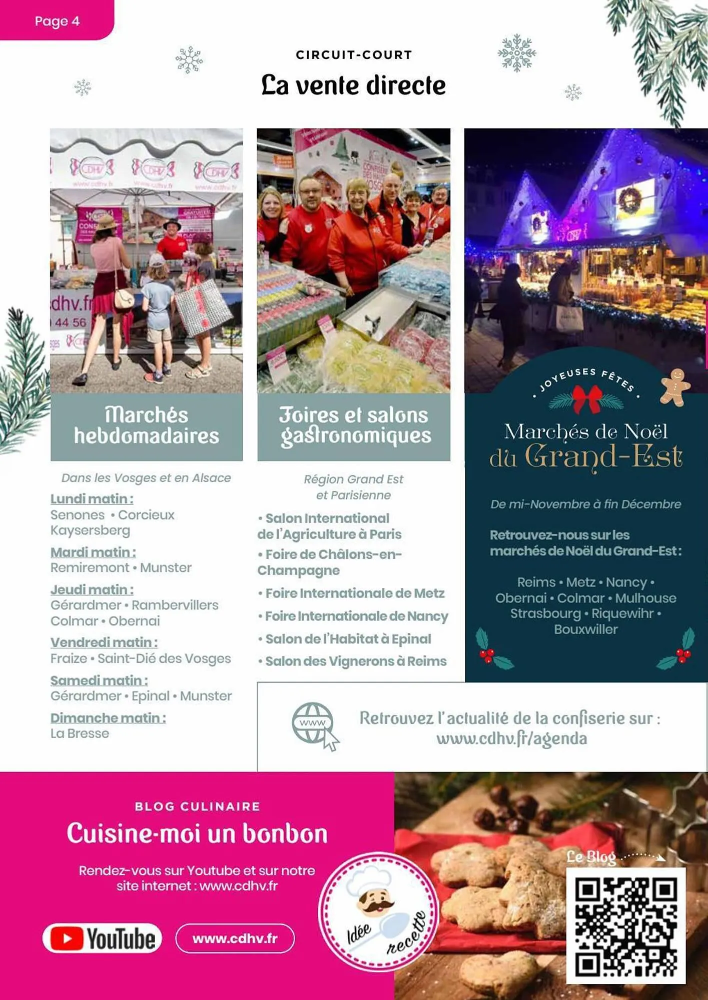 Catalogue Confiserie des Hautes Vosges du 13 juillet au 31 décembre 2023 - Catalogue page 4