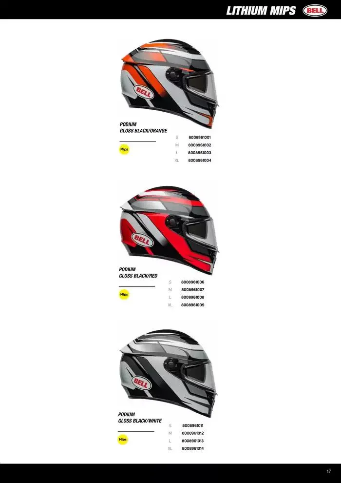 BELL Spring 2025 du 27 mars au 31 décembre 2025 - Catalogue page 17