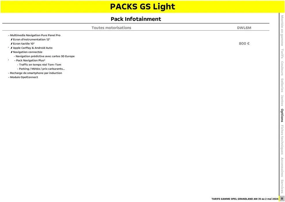 Opel Nouveau Grandland du 3 mai au 3 mai 2025 - Catalogue page 9