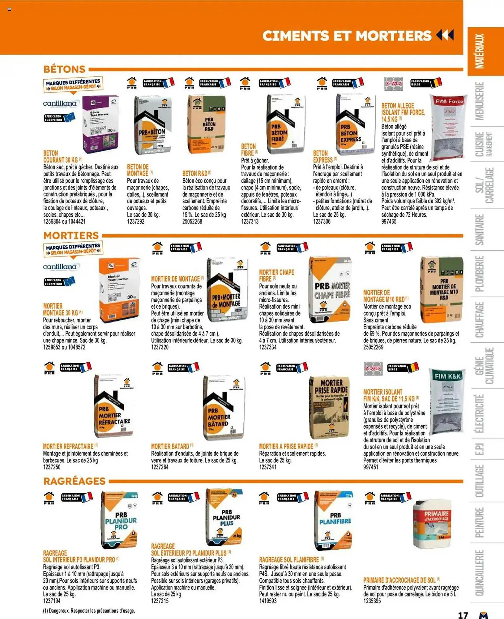 Catalogue Bricoman du 19 mars au 31 décembre 2025 - Catalogue page 17