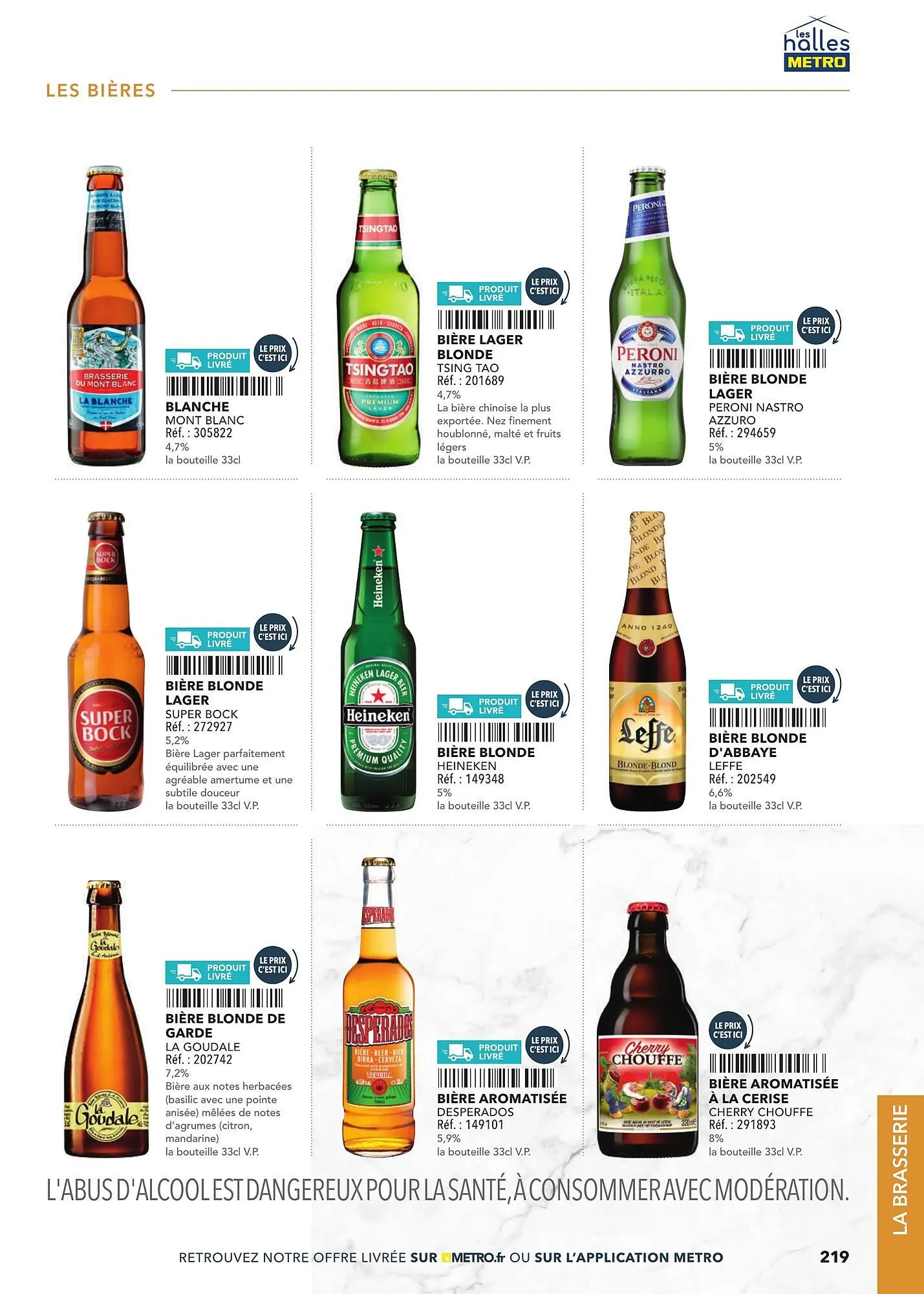 Catalogue METRO du 2 mars au 31 décembre 2025 - Catalogue page 219