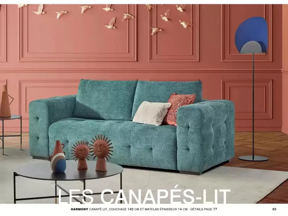 Catalogue Canapés et Fauteuils 2025  du 1 janvier au 31 décembre 2025 - Catalogue page 63