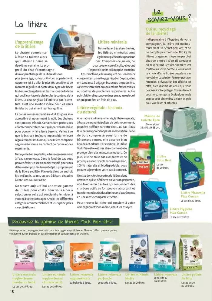 Le guide CHIENS & CHATS du 30 avril au 31 décembre 2025 - Catalogue page 18