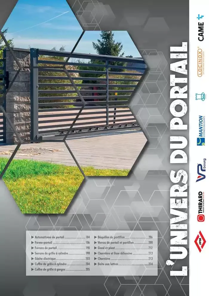 Guide Quincaillerie Serrurerie 2025 - 2026 du 1 avril au 1 avril 2026 - Catalogue page 185