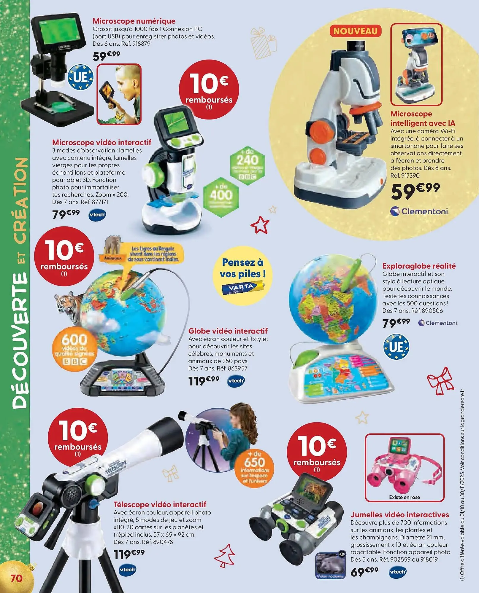 Catalogue La Grande Récré du 15 octobre au 2 décembre 2025 - Catalogue page 70