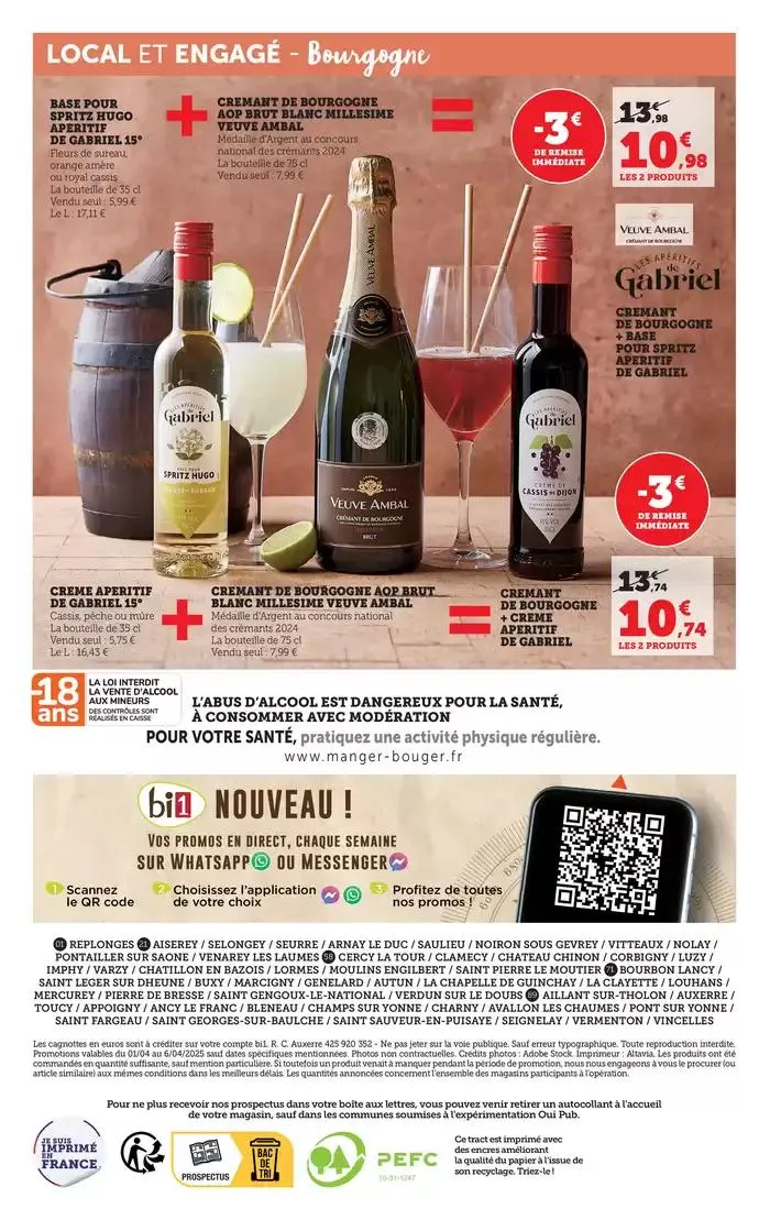 Engagés pour soutenir NOS PARTENAIRES LOCAUX du 31 mars au 6 avril 2025 - Catalogue page 12