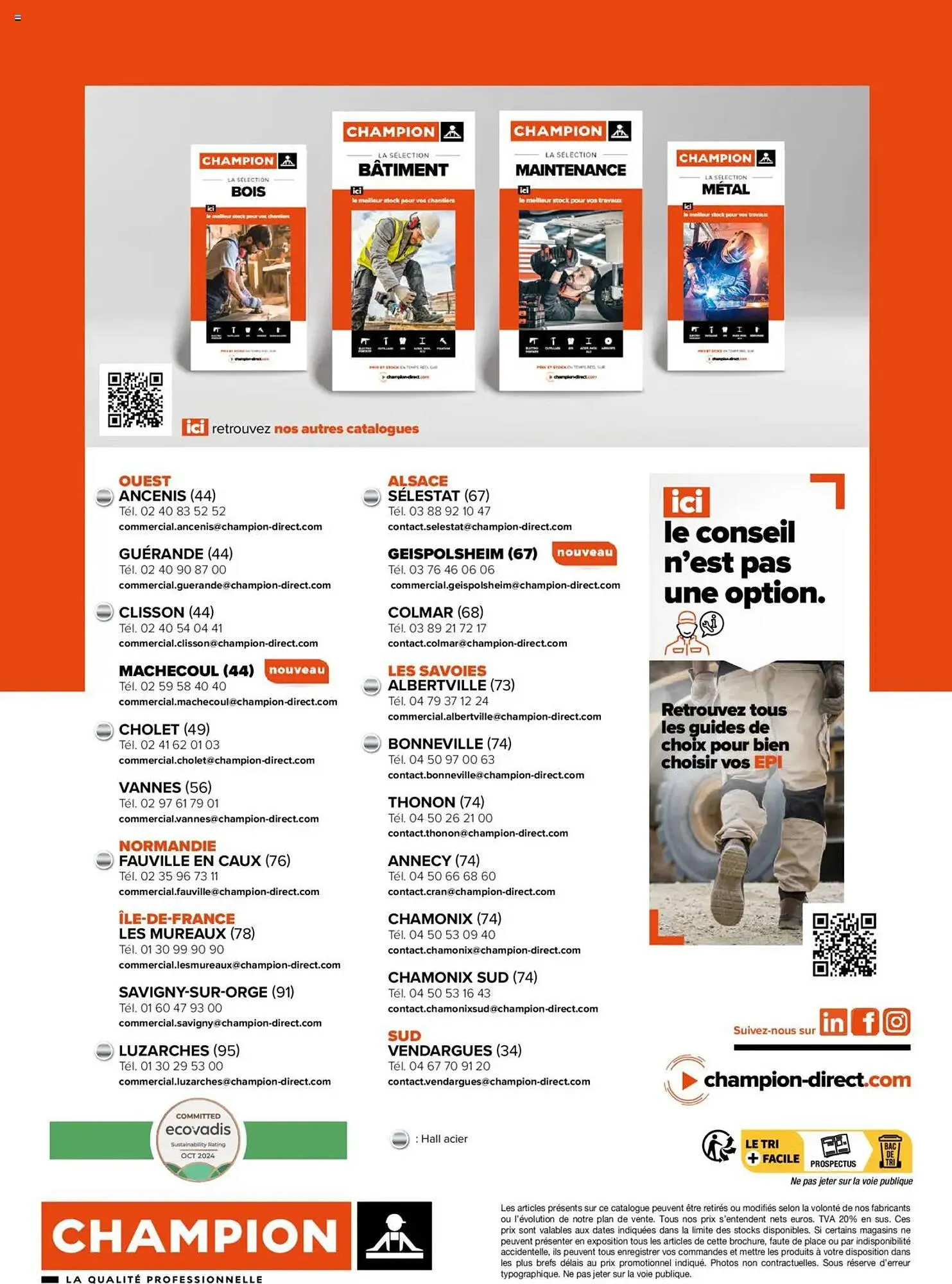 Catalogue Champion Direct du 14 avril au 13 septembre 2025 - Catalogue page 30