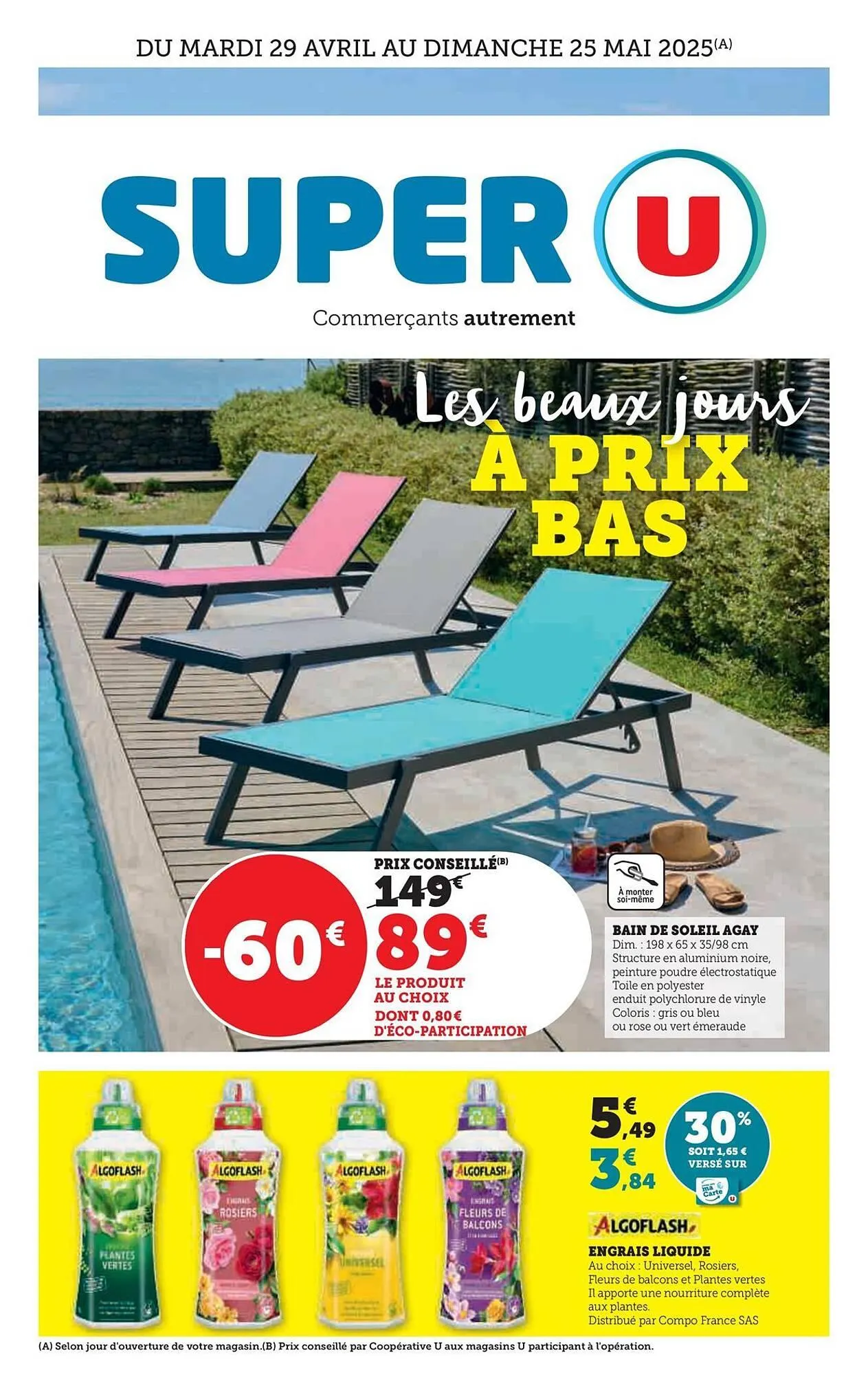 Catalogue Super U du 29 avril au 25 mai 2025 - Catalogue page 1