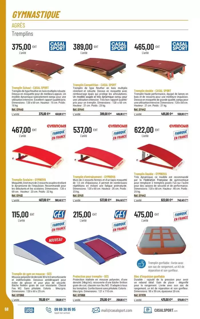 ÉQUIPEMENT SPORTIF du 6 mars au 31 décembre 2025 - Catalogue page 40