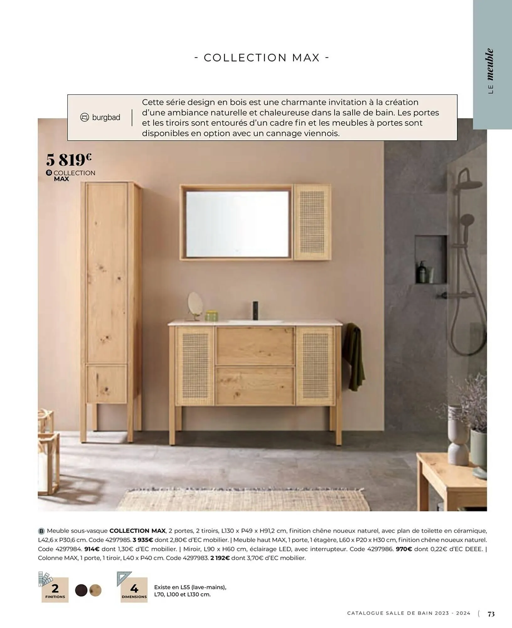 Catalogue Cedeo du 6 juillet au 31 décembre 2023 - Catalogue page 73