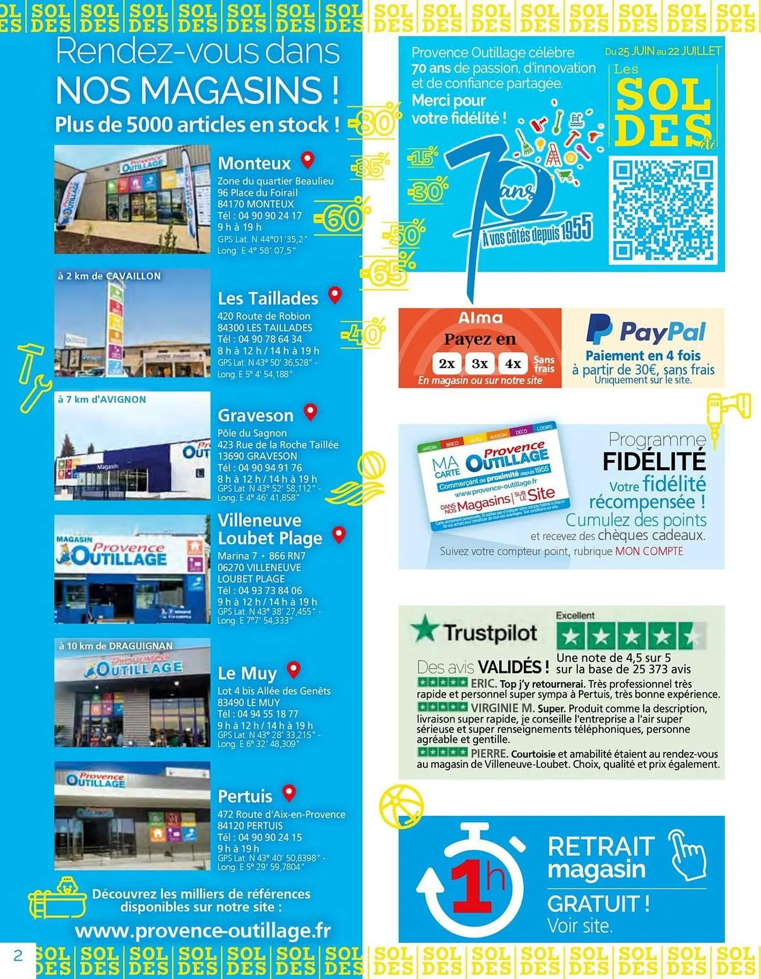 Catalogue Provence Outillage du 25 juin au 22 juillet 2025 - Catalogue page 2