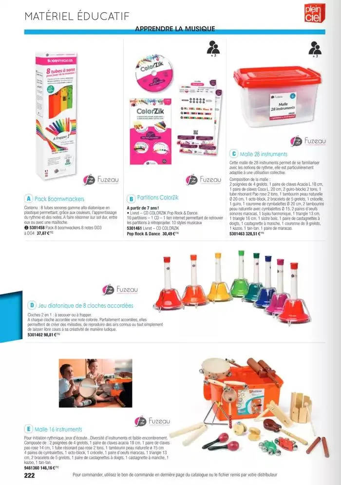 Écoles et loisirs 2025 du 1 janvier au 31 décembre 2025 - Catalogue page 222