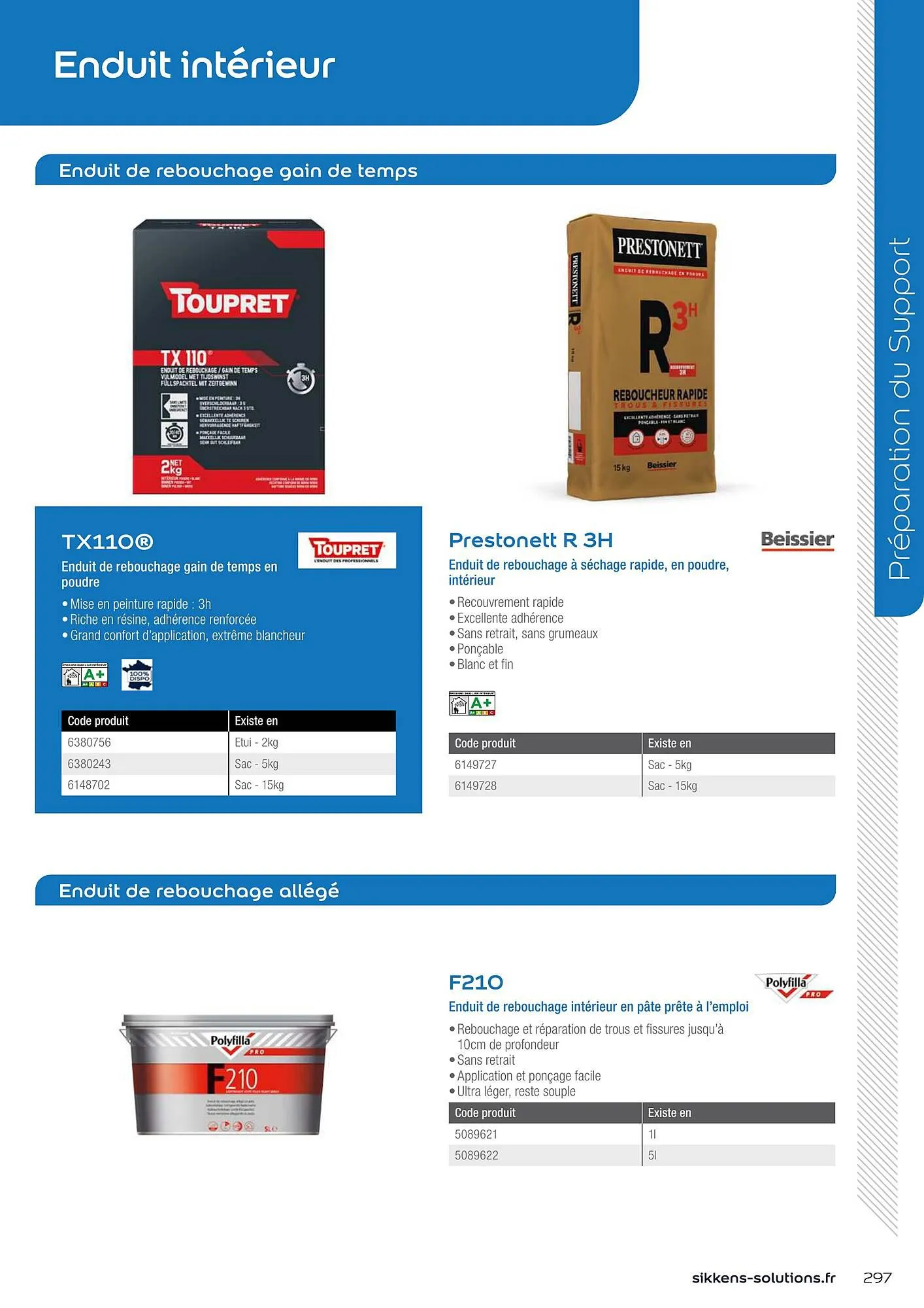 Catalogue Sikkens Solution du 8 janvier au 28 décembre 2025 - Catalogue page 297