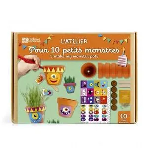 10 pots monstres pour anniversaire
