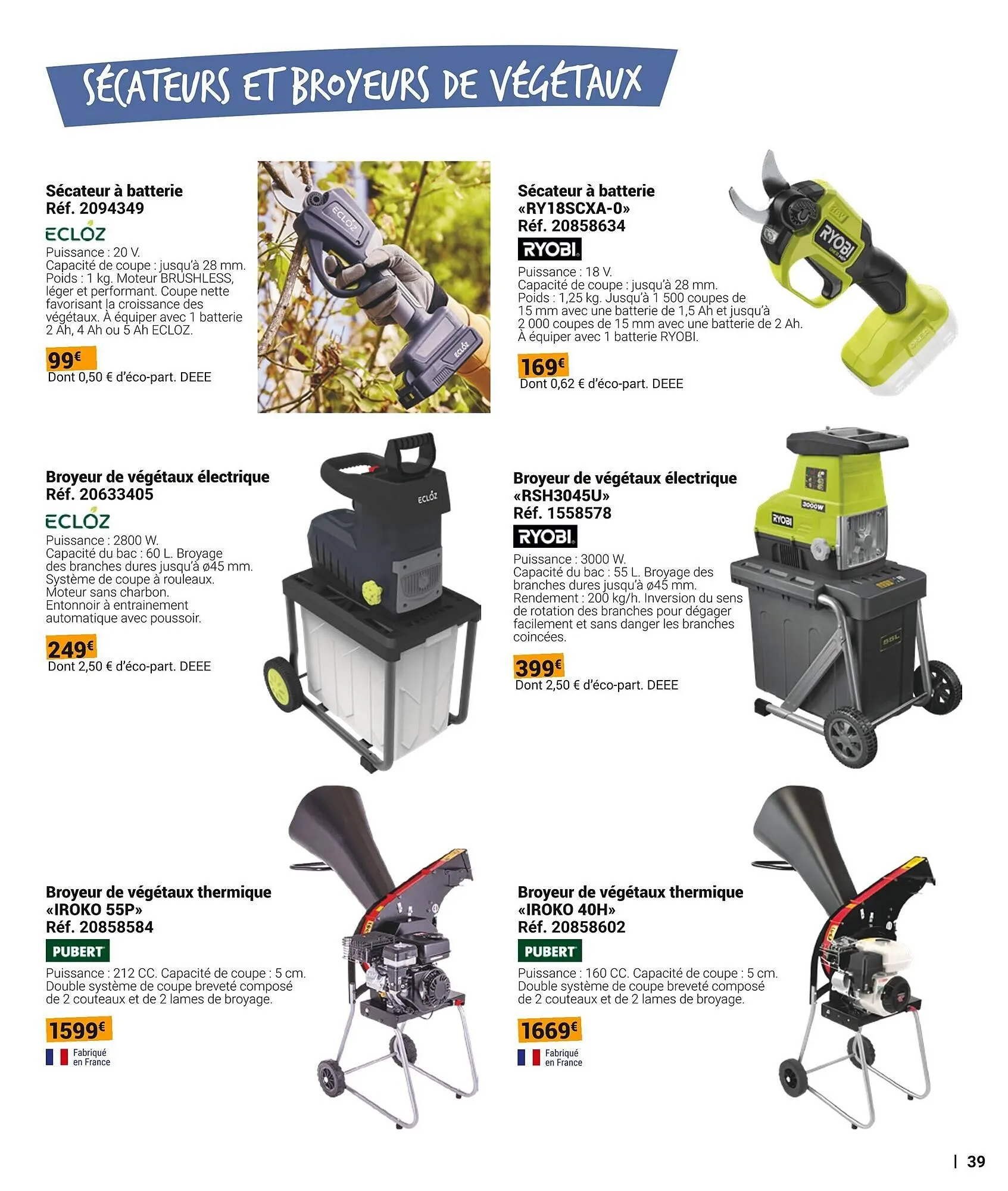 Catalogue Gamm vert du 5 mars au 31 décembre 2025 - Catalogue page 39