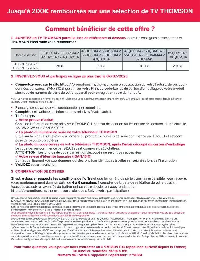 Jusqu'à 200€ remboursés du 12 mai au 23 juin 2025 - Catalogue page 2