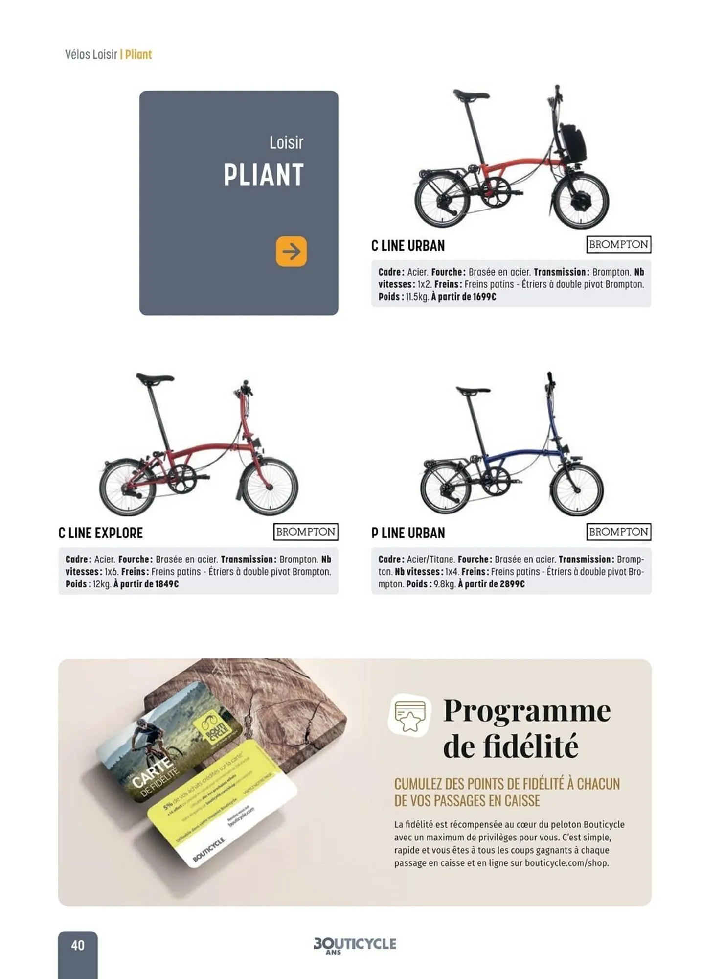 Catalogue Bouticycle du 2 mai au 31 décembre 2025 - Catalogue page 40