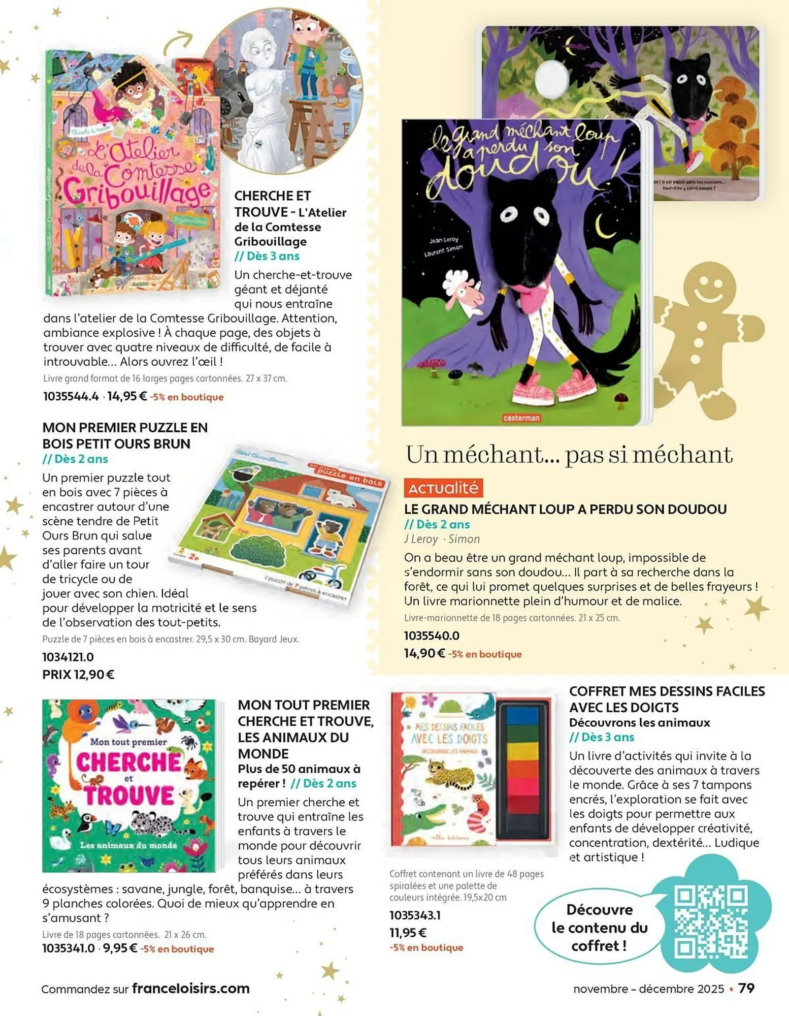Catalogue France Loisirs du 3 novembre au 31 décembre 2025 - Catalogue page 79