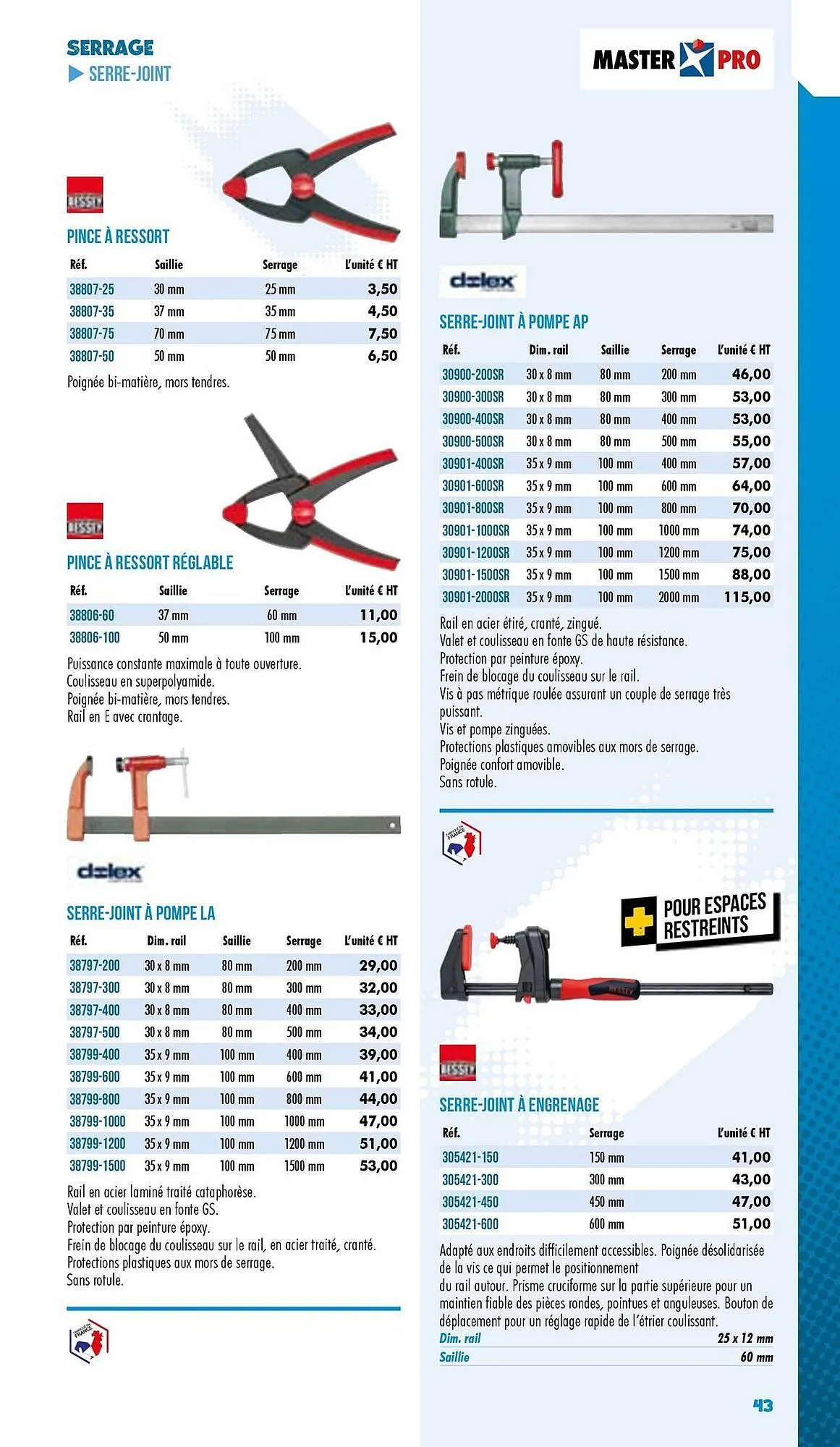 Catalogue Master Pro du 3 janvier au 31 décembre 2025 - Catalogue page 45