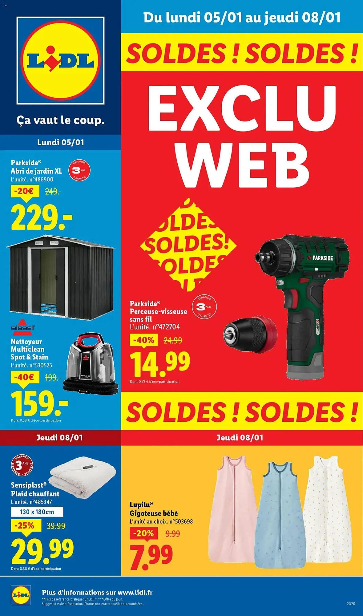 Catalogue Lidl du 5 janvier au 8 janvier 2026 - Catalogue page 1