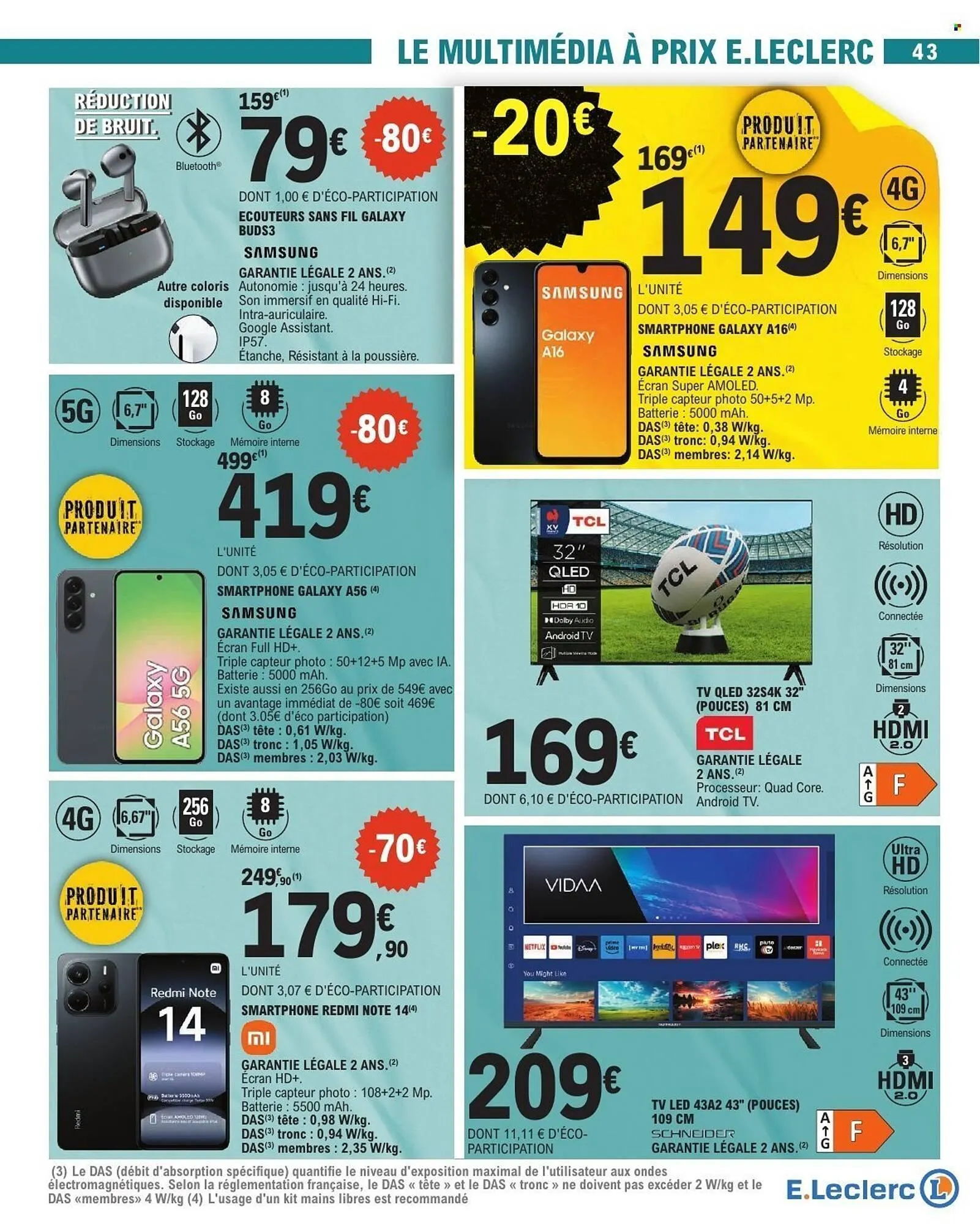 Catalogue E.Leclerc du 6 janvier au 17 janvier 2026 - Catalogue page 43