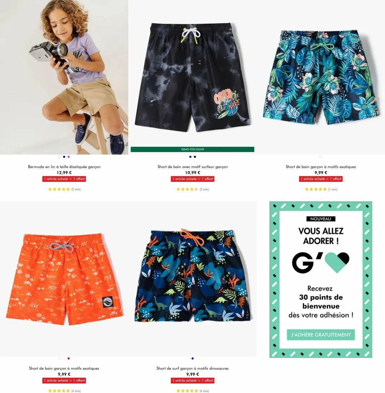 Gémo Catalogue actuel du 31 juillet au 13 août 2024 - Catalogue page 18