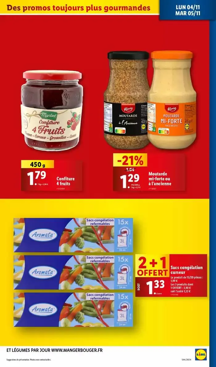 Bénéficiez de promotions sur une sélection de produits, incluant viande, fruit et fromage du 30 octobre au 5 novembre 2024 - Catalogue page 37