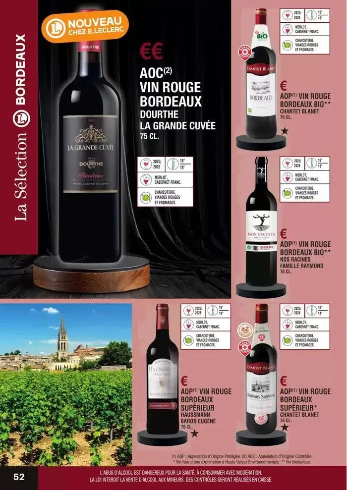 GUIDE DES VINS 2025 2026 du 27 février au 31 janvier 2027 - Catalogue page 52