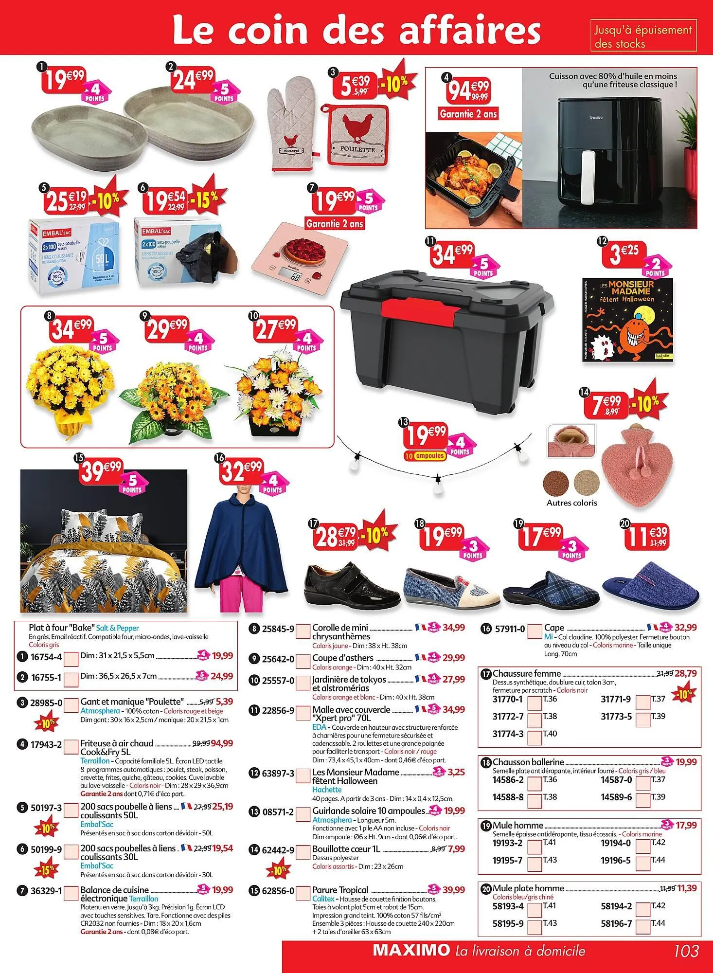 Catalogue Maximo du 30 septembre au 31 octobre 2025 - Catalogue page 103