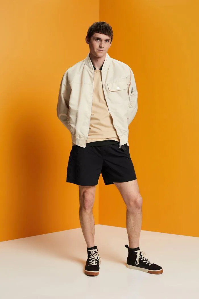 T-shirt à encolure ronde, 100 % coton