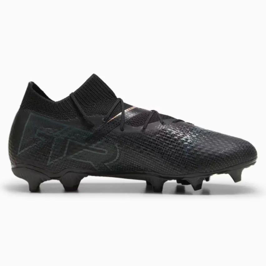 Chaussures Rugby Future 7 FG Crampons Moulés Terrain Sec Noir - Puma