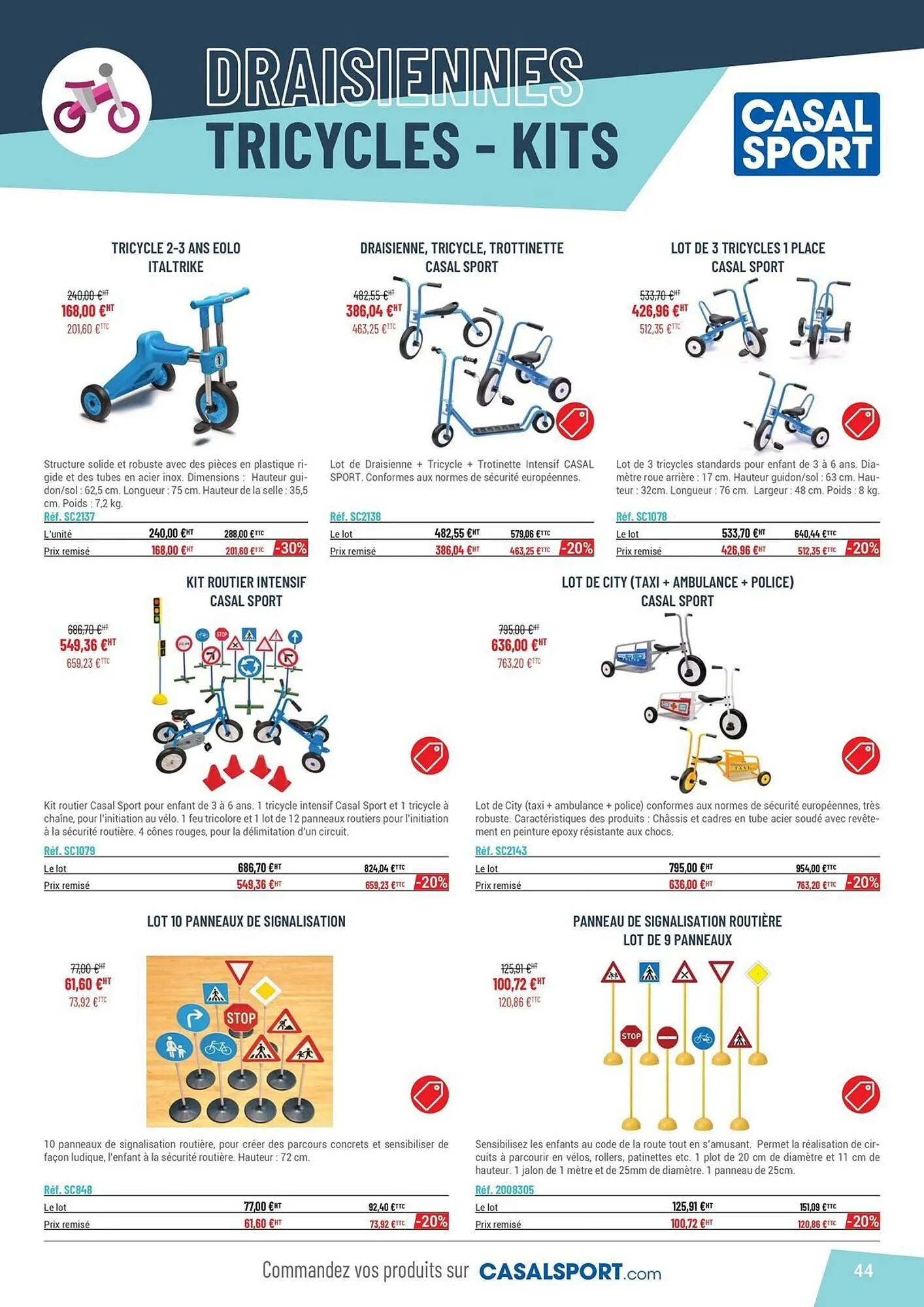 Catalogue Casal Sport du 30 avril au 31 décembre 2025 - Catalogue page 44
