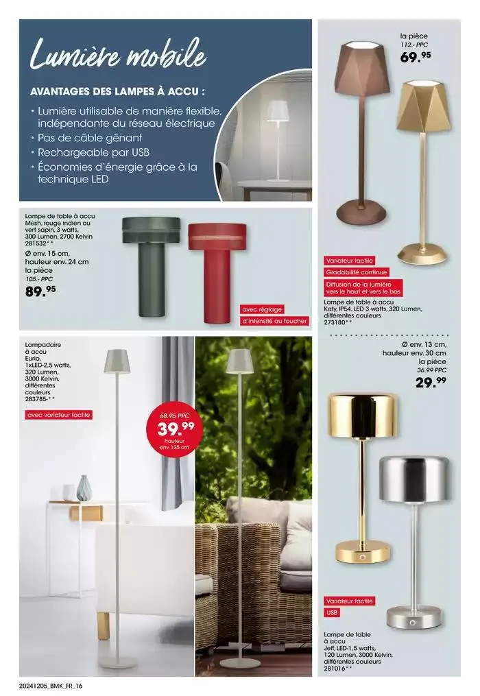SALON DE LA CUISINE CHEZ MÖBEL MARTIN du 5 décembre au 15 décembre 2024 - Catalogue page 16