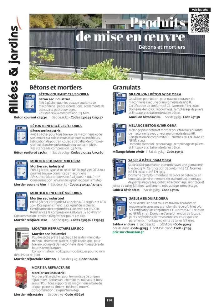 Aménagez votre extérieur SAISON 2025 du 1 janvier au 31 décembre 2025 - Catalogue page 158