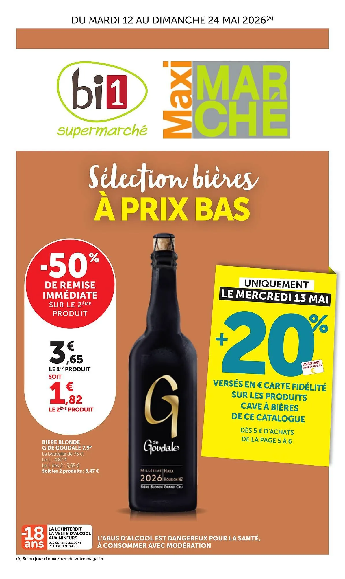 Catalogue Maximarché du 12 mai au 24 mai 2026 - Catalogue page 1
