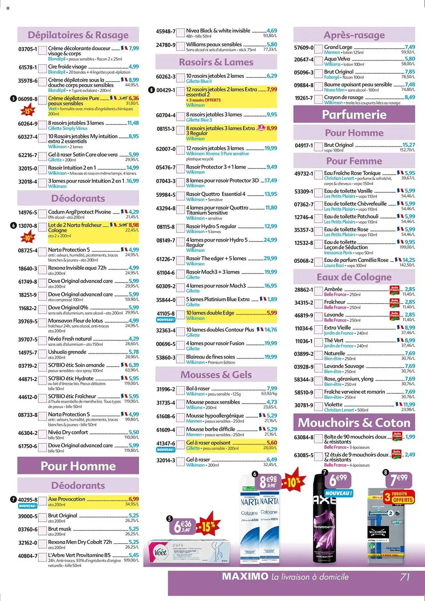 Catalogue Maximo du 7 juillet au 3 août 2025 - Catalogue page 71