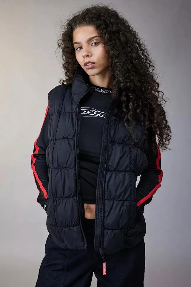 iets frans... - Gilet matelassé à fronces