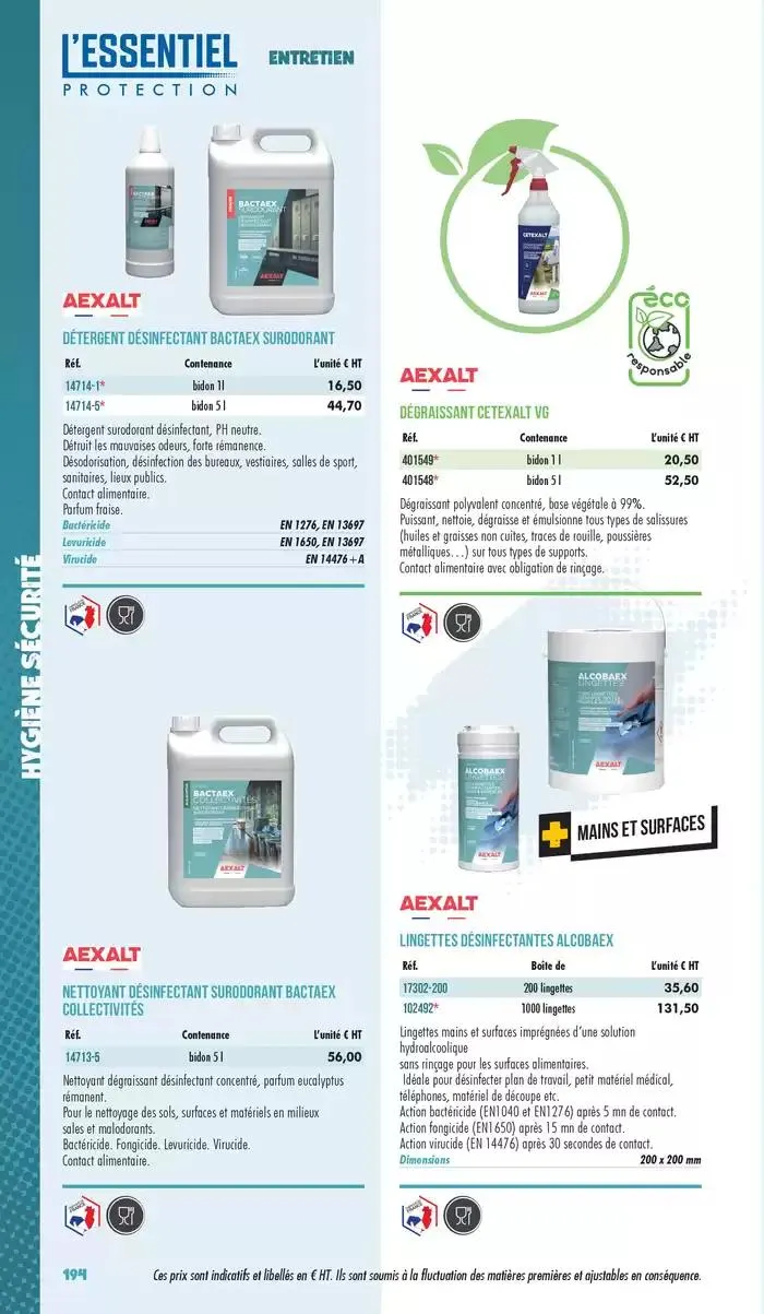 Essentiel Protection 2025 tarifé du 3 mars au 31 décembre 2025 - Catalogue page 196